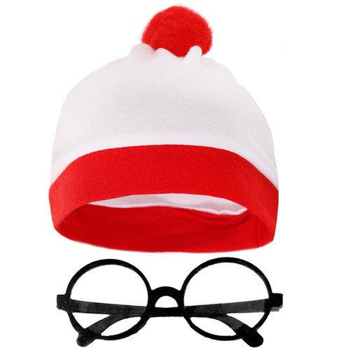 Find bobble hat - find, glasses