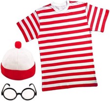 Kids Where's Wally Red & White