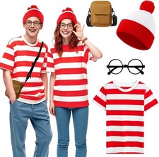 Where's Wally Adult Costume