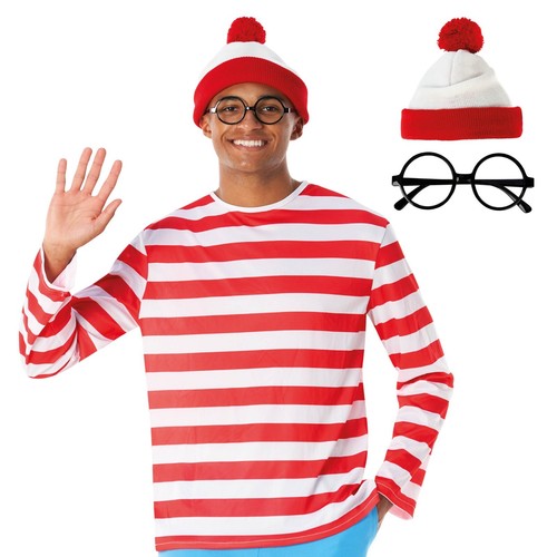Mens where wally costume set - mens,