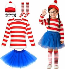 Girls Where's Wally Costume