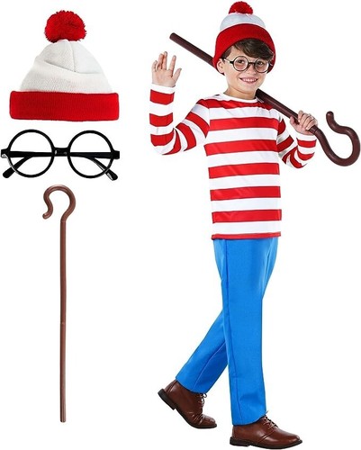 Boys where wally costume - where`s,